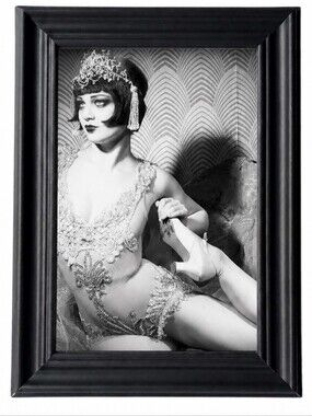 Vintage Woman Flexable Female Retro Goth Werid Strange Unsusal Oddity Vin Art